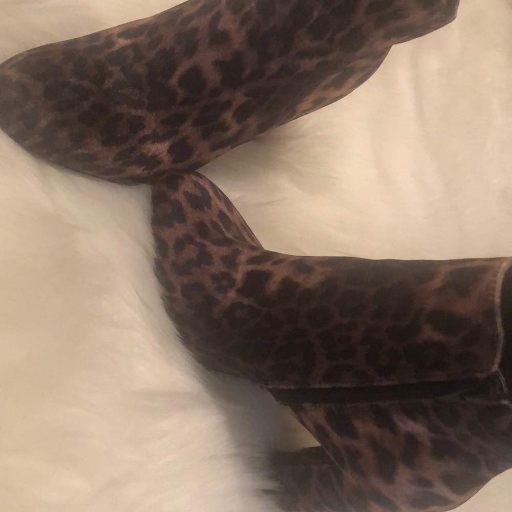Leopard booties